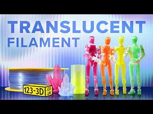 PRINTING GLASS? New Transparent PLA