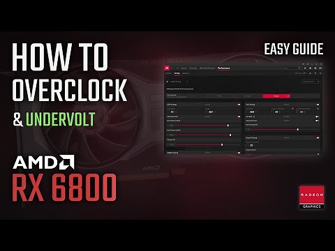 How to OVERCLOCK and UNDERVOLT RX 6800/XT | ADRENALIN 2022 Easy Tutorial