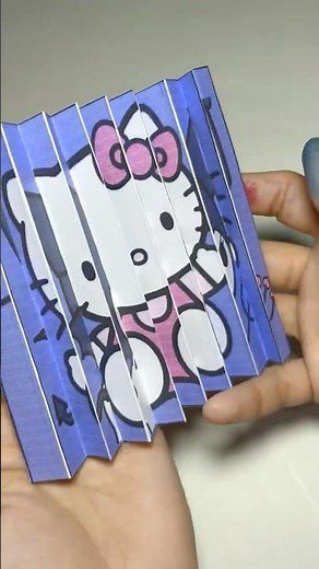 How to make Kuromi paper craft? #diy #kuromi #hellokitty