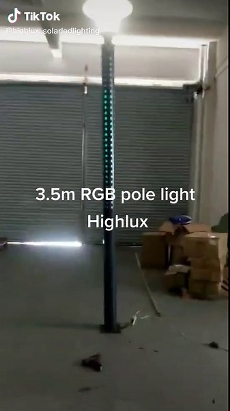 3.5m RGB Led pole light #highluxled #highluxpolelight #ledgardenlights #ledgardenlight #lightpole #rgblights #landscapelighting #highluxlandscapelights #outdoorlightingdesign #outdoorlighting