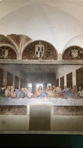 Dunieski Orelan Pozas on Instagram: "The refectory of the Convent of Santa Maria delle Grazie in Milan forms an integral part of this architectural complex, begun in 1463 and reworked at the end of the 15th century by Bramante. On the north wall is The Last Supper, the unrivalled masterpiece painted between 1495 and 1497 by Leonardo da Vinci, whose work was to herald a new era in the history of art. The complex, including the Church and Convent, was built from 1463 onwards by Guiniforte Solari, 