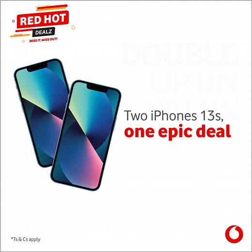 Dive into the iOS lifestyle. The iPhone 13 brings countless benefits: Cinematic Mode, ProMotion, and all-day battery life. Get yours online & in-store | Vodacom