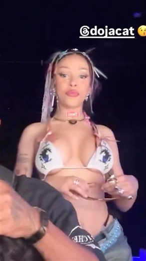 Doja HQ on Instagram: "Doja Cat stuns at a party last night in newly shared video. #dojacat #reels"