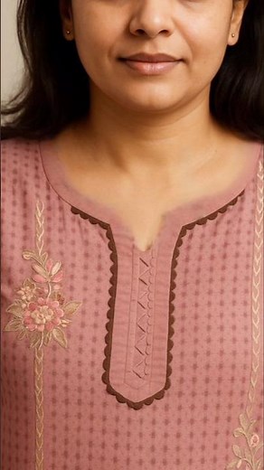 Latest Stylish Suit Neck Design 2025 🔥 | Trending Kurti Cutting Ideas | सुंदर गले की डिजाइन #shorts