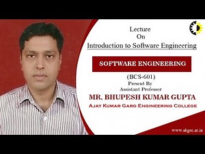 INTRODUCTION TO SOFTWARE ENGINEERING | SOFTWARE ENGINEERING | LECTURE 01 BY MR. BHUPESH KR GUPTA