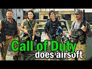 Call of Duty Operators play Airsoft against each other *Ghost, Mara, Iskra*