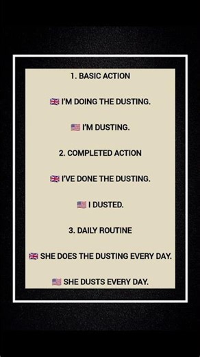 Stop Saying “Doing Dusting”! ❌ | British 🇬🇧 vs American 🇺🇸 English lingofuse