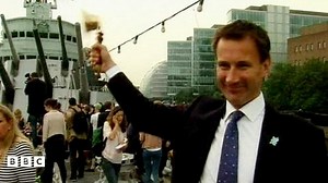 Jeremy Hunt in Olympic bell clanger