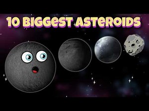 Size Comparison Of The 10 Biggest Asteroids In Our Solar System! | Orion SciGeo