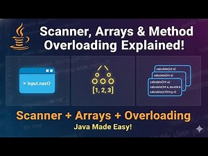 Scanner Class, Array, Method Overloading || DIU CSE 221 || Object Oriented Programming 04