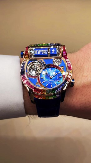 Explore the Jacob & Co. Epic SF24 World Time Zone Watch