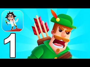 Bowmasters - Multiplayer Game Part 1 Gameplay Walkthrough Android IOS
