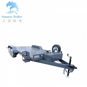 [Hot Item] 4.5 Ton Powder Painting Car Trailer Utility/ATV/Plant Trailer with Tandem Axle