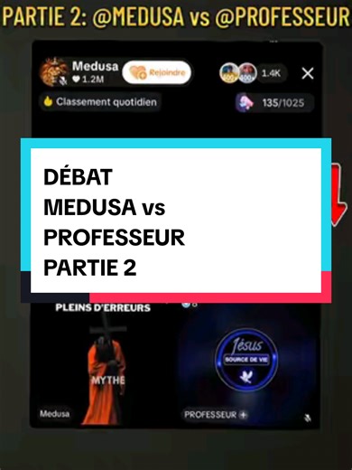 PARTIE 2: @Medusa vs @Preofesseur. Les kemite faites moi percer. les 1000 vues #eveilspirituel #kemite #religions #medusa #africa