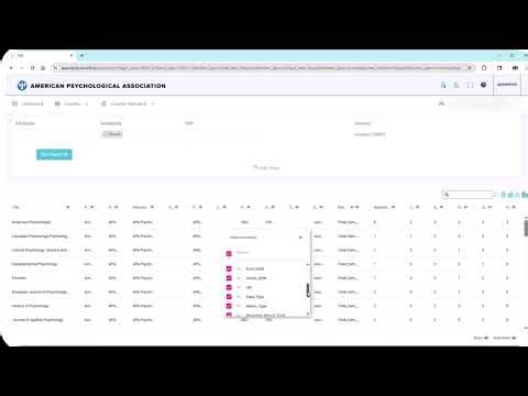 Navigating your COUNTER Usage Statistics