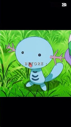 Wooper and his evolutions (Requested) #wooper #quagsire #clodsire #pokemon #anime