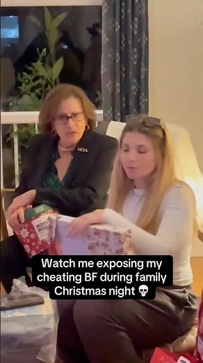 I exposed mu cheating boyfriend during family Christmas night #prank #christmas