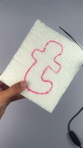 Clean or Messy? Rate This Foam Cutting “T” 🔥✂️ #foamcutting #satisfying #foamheroes #foamart #diy