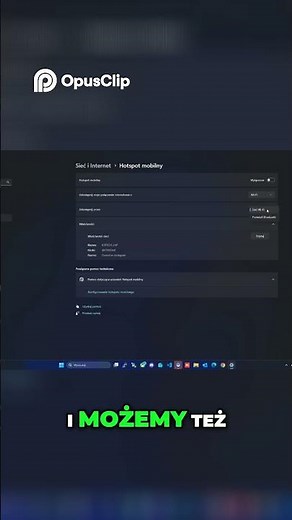 📡 Jak Udostępniać Internet z Komputera? Windows 11 Hotspot