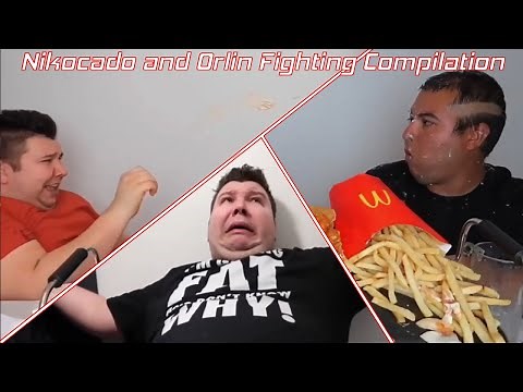 Nikocado Avocado and Orlin fighting compilation