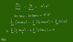 EXAMPLE 4 Find the envelope of the family of straight lines \fr... | Filo