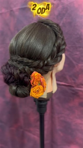 Fish Tail Low Bun Hairstyle Tutorial