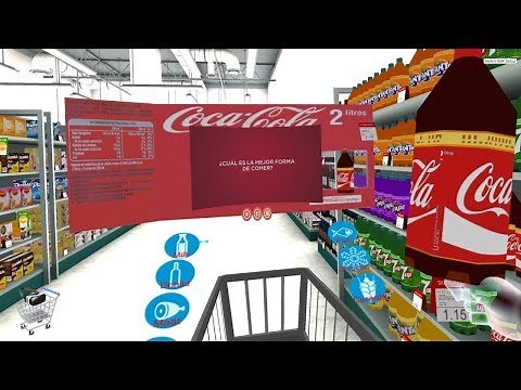 Virtual Reality Supermarket VR Interior Oculus Rift/Steam/HTC Vive more near !