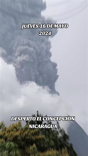 Erupción del Volcán Concepción en Nicaragua