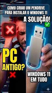 ⚡ How to Install Windows 11 on ANY Old PC! (No Errors)