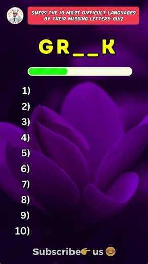 116K views · 4.7K reactions | #mostdifficultlanguage #languagelearning #language #guess #languagequiz #reels | Trivia Mingle | Facebook