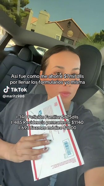 Estos son los pagos de formularios que hice para solicitar mi residencia #USA #residenciausa #greencard #cambiodeestatus
