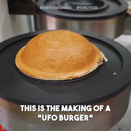 the making of the "UFO burger", very unique and popular in South Korea! Thanks to King Food: https://youtu.be/hLGHHBVJCxk | The Food Ranger