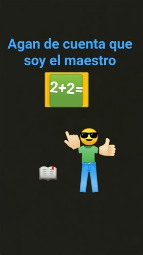 agan de cuenta que soy el profe