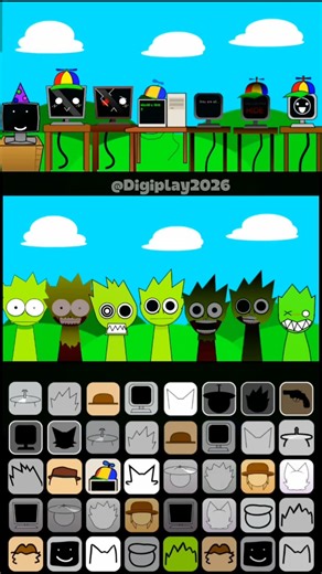 Who Won? 😱 Sprunki Duomix Battle: Mr Fun computer Vs Owack🖥️🟢 #sprunki #gaming #shorts