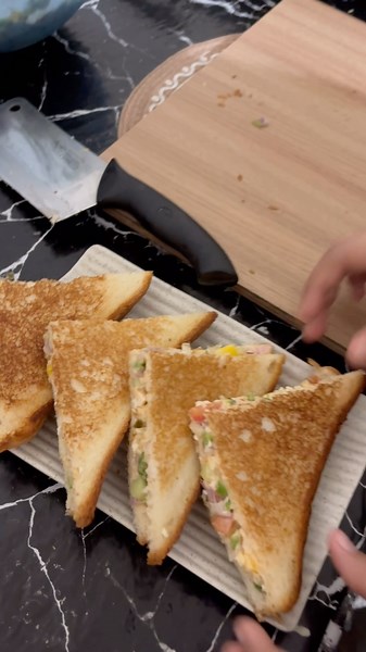Aj Mumma Boht Thakk Gye | Veg Sándwich Recipe | #foodpassion #recipe #cooking #food #cooking