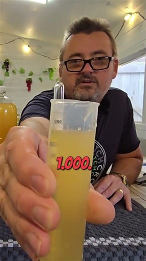 Perfect Gravity Reading for Cider Making! #shorts