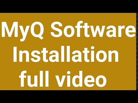 How to install myQ || Software Installation Full Video || MyQ Print managements Software