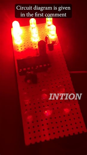 How to make police light| VIP light #circuits #electronics #electronicsprojects #LED | Intion