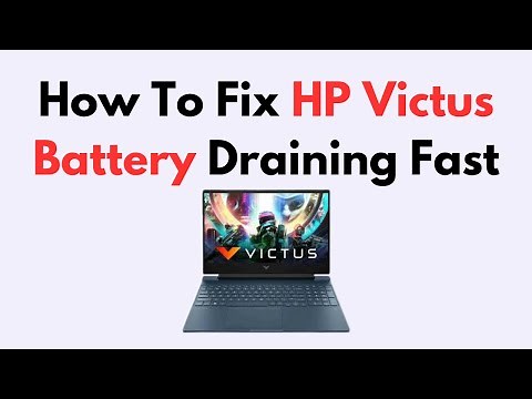 Fix HP Victus Battery Draining Fast – Power Settings, Background Apps & Performance Optimization