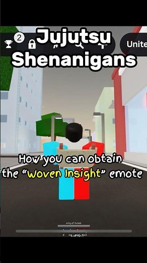 How to obtain the “Woven Insight” emote in JJS | Jujutsu Shenanigans #jjs #jjkgame #jjk #roblox