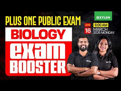 Plus One Biology | Exam Booster | Xylem Plus One