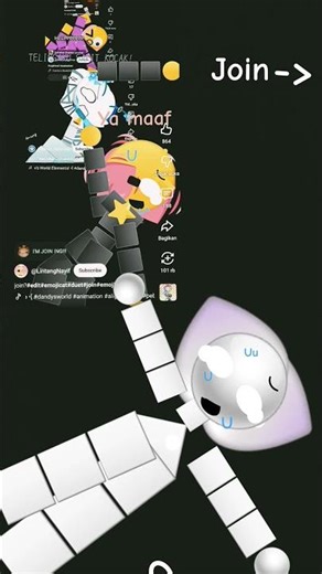 #duet #cuphead #animation #rainbowfriends #green #dandysworld #alightmotion #art