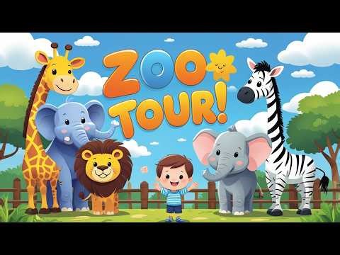 Zoo Animals | Fun Learning with Lions, Elephants & Penguins