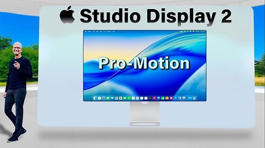 苹果Studio Display 2：终迎120Hz高刷？