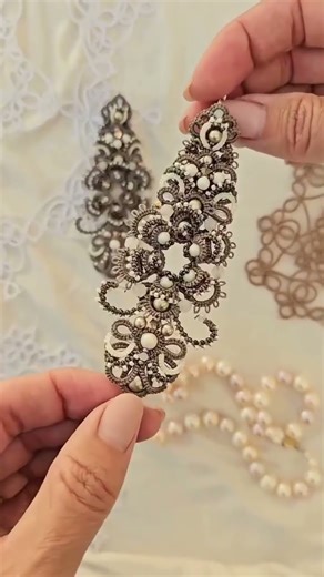 #tattingdesign #weaving #tatting #frivolite