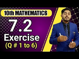exercise 7.2 class 10 question 1 to 6 | 10th class maths ch 7 | ex 7.2 q 1 to 6 | sabaq in urdu