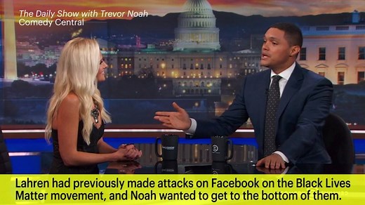 Trevor Noah grills Tomi Lahren about racism and protesters during an INTENSE The Daily Show chat: http://share.ew.com/pbUOf9q 😳 | Entertainment Weekly