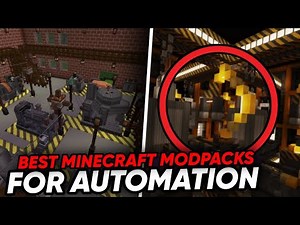 (2025) 5 BEST MINECRAFT MODPACKS FOR AUTOMATION! (1080P HD)