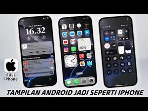 Cara Merubah Tampilan Android Menjadi iPhone 16 Pro Terbaru - BISA DI SEMUA ANDROID