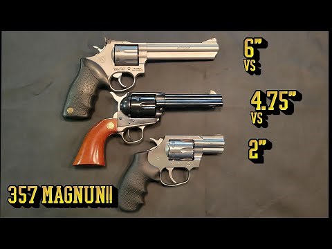 357 Magnum showdown. How does barrel length affect the velocity on a 357 revolver